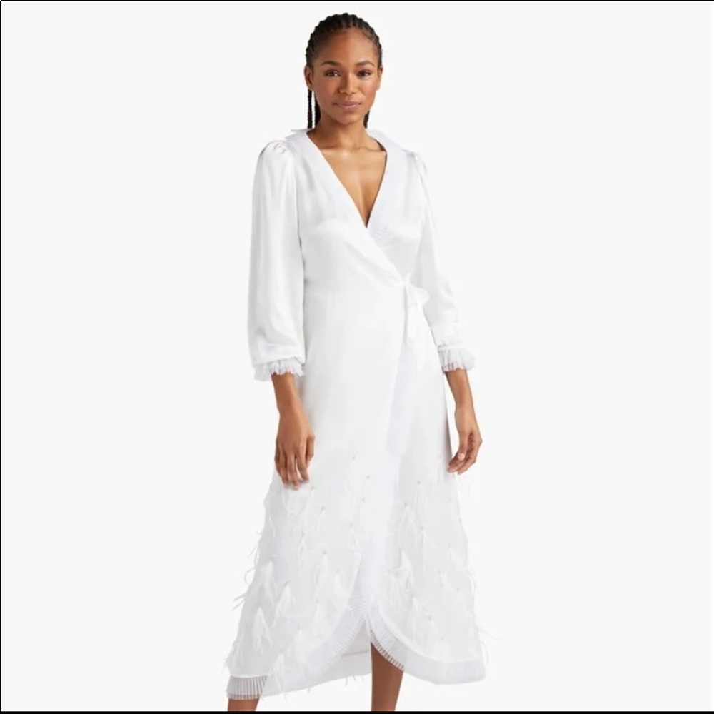 HILL HOUSE HOME THE DOLLY ROBE WHITE NWT L